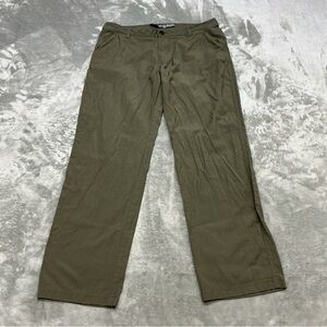 Icebreaker Merino wool Pants Mens 34 army green outdoor lightweight hiking chino